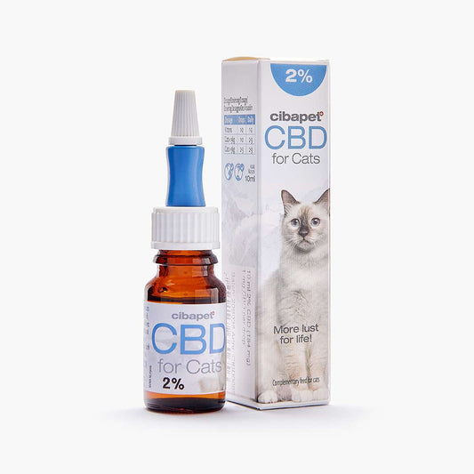 Cibdol Huile de CBD 2% pour chiens et chats - Pour chats