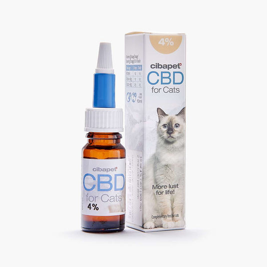 Cibdol Huile de CBD 4% pour chiens et chats - Pour chats